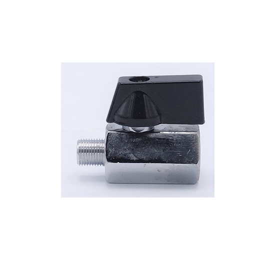 Brass ball valve MINI with reduced flow, one-piece, threaded 1/8”