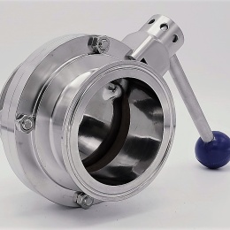 Stainless steel butterfly valves, CLAMP type C-C DN80(K106)