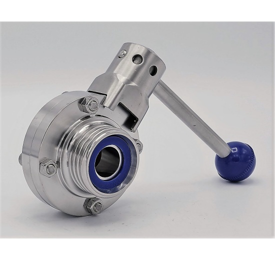 Stainless Steel Butterfly Valve, Threaded, type G-G | DN20