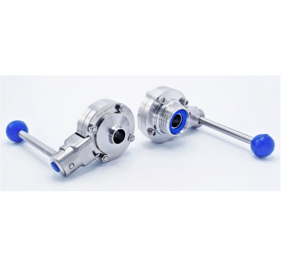 Stainless Steel Butterfly Valve, threaded / welded type G-S DN20