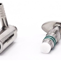Stainless steel sampling valve, threaded | 1/4"