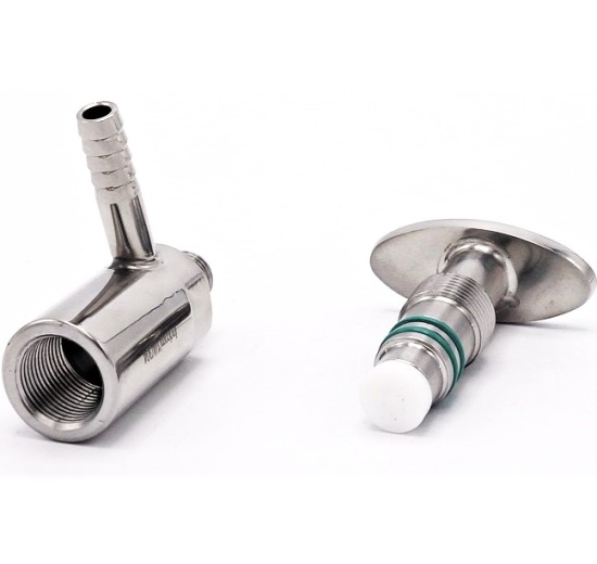 Stainless steel sampling valve, threaded | 1/4"