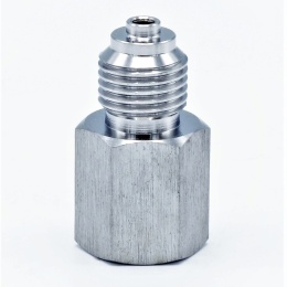 závitová redukce VNI/VNĚ se šestihranem - vnitřní válcový závit 1/4" G (BSP) / vnější metrický závit M12x1,5 (MPT)