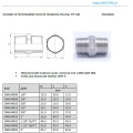 type 340 barrel nipple with hexagon_data sheet
