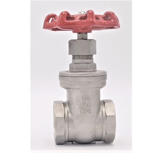 Stainless steel gate valve 1 1/4”