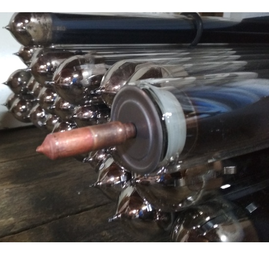 Spare heat transfer vacuum tube