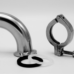 Elbows, connection CLAMP 90°