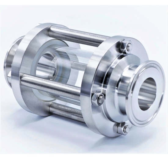 Straight sight glass, Clamp C-C, short