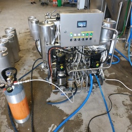 Automatic KEG Filling and Washing Machine