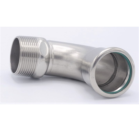 Elbow 90°, Press Fittings, F/external thread | 42 mm_1 1/2"