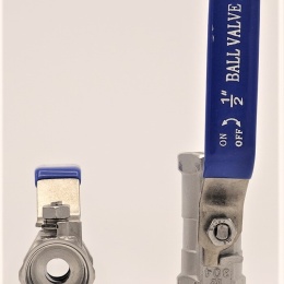 Stainless Steel Ball Valve With Reduced Bore, One-piece, Threaded 1/2”