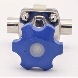 Diaphragm valve, welded S-S, Silikone DN20