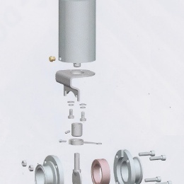 Pneumatic Actuator, Single Acting And Other Mounting Elements For Valves DN25