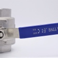 Stainless steel ball valve with full bore, two- piece 2 1/2”