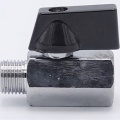 Brass ball valve MINI with reduced flow, one-piece, threaded