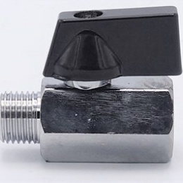 Brass ball valve MINI with reduced flow, one-piece, threaded