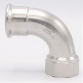 Elbow 90°, Press Fittings F/internal thread 42 mm_1 1/2"