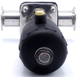 Pneumatically operated diaphragm valves, clamp type C-C Tri CLAMP DIN 32676