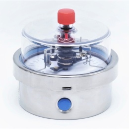 All-stainless steel pressure gauge with electrical contacts, 0 - 16 bar 380V 30VA