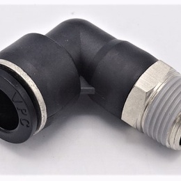Swivel elbow DN 6mm x 1/8", push-in fittings