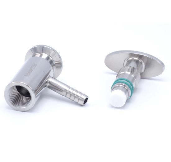 Stainless steel sampling valve CLAMP  Stainless steel valves and fittings Food and Beverage Applicat