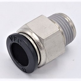 Union fittings, male thread DN 8mm x 1/4" push-in pneumatics air fittings