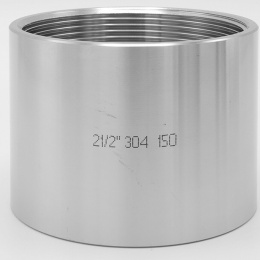 Female Threaded Reducer / type 333, 2 1/2", stainless steel