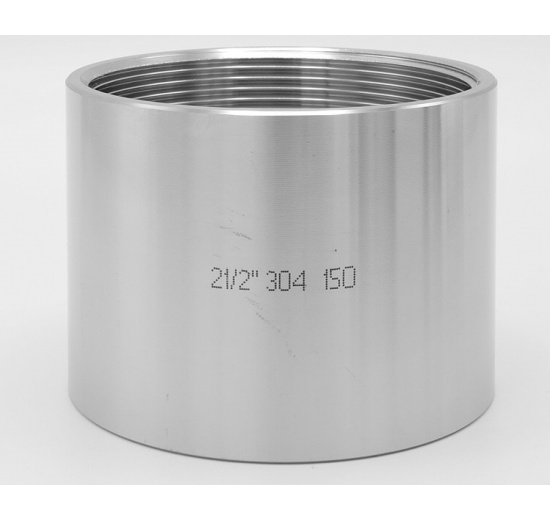 Female Threaded Reducer / type 333, 2 1/2", stainless steel