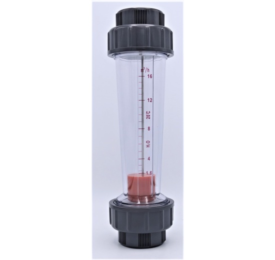 Rotameter (flowmeter) Plastic, female thread 1 1/2"