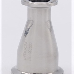 Reduction eccentric, clamp DN40/20