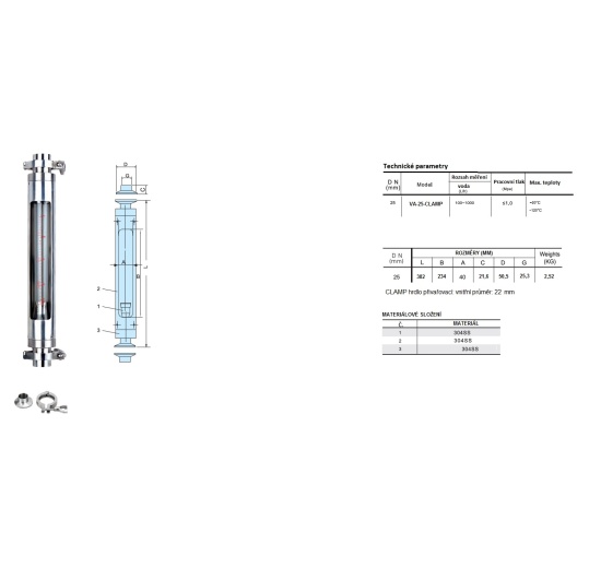 Rotameter (flowmeter) - Stainless steel - diameters
