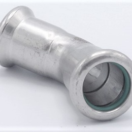 Elbow 45° (arch), Press Fittings, F/F 15 mm