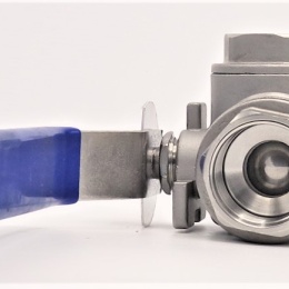 Stainless ball valve, three- way, threaded | 1”