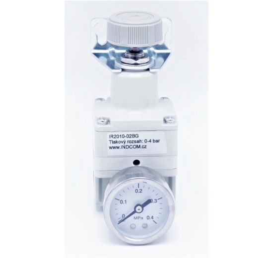 Reducing valve with fine regulation G 1/4", range 0.1-4 bar