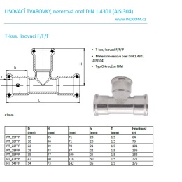 T Piece, Press Fittings F/F/F