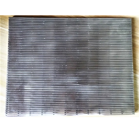 Stainless steel slotted sieve plate