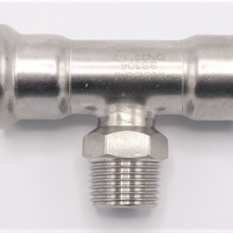 T-kus, lisovací F/M(závit vnější)/F 22_1/2"_22