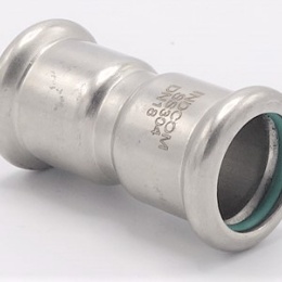 Coupling Press Fittings, Stainless Steel, F/F F 18 mm