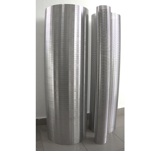 Cylinder Sieve - Wedge Wire Screen | OD 100 mm, screen 0.2 mm