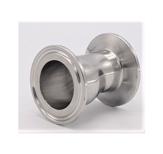 stailess steel Reduction eccentric, clamp DN32/25