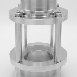 Straight Sight Glass, Clamp C-C DN65 (clamp collar 91mm)