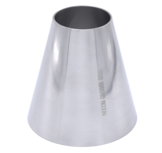 Concentric reduction, welding, short DN100/50(L=105mm) stainless steel fittings