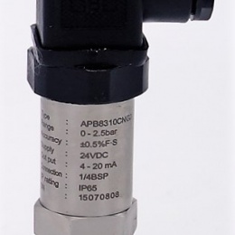 Absolute pressure transmitter for 0-2.5 bar