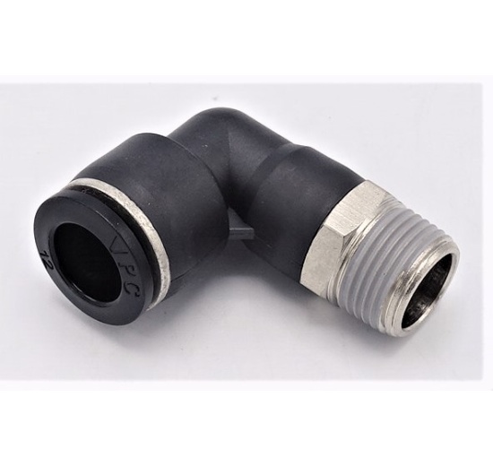 Swivel elbow | DN 12mm x 1/2", push-in fittings