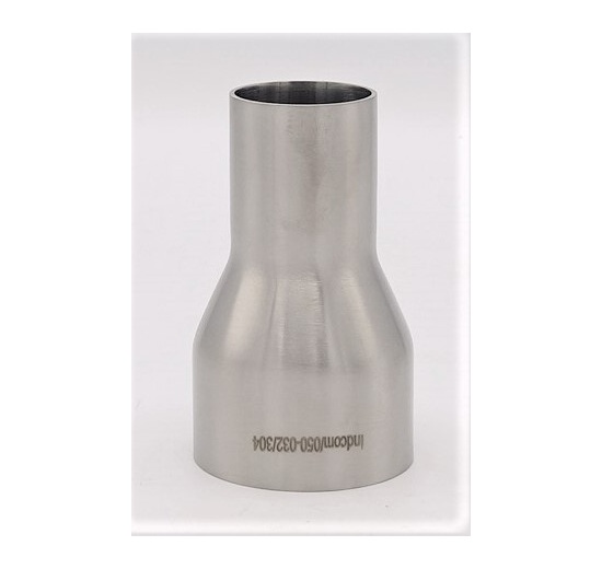 Concentric reducer, welding, long DN 50/32, stainless steel