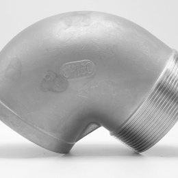 Threaded Elbow M/F type 304_ 90°,  3" stainless steel