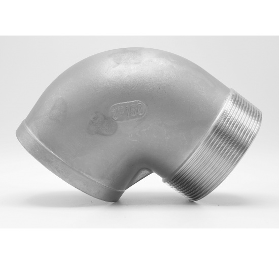 Threaded Elbow M/F type 304_ 90°,  3" stainless steel