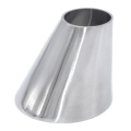 Eccentric reducer, welded, short, stainless steel