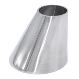 Eccentric reducer, welded, short, stainless steel