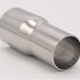 Concentric reducer, welding, long DN 40/32, stainless steel fittings